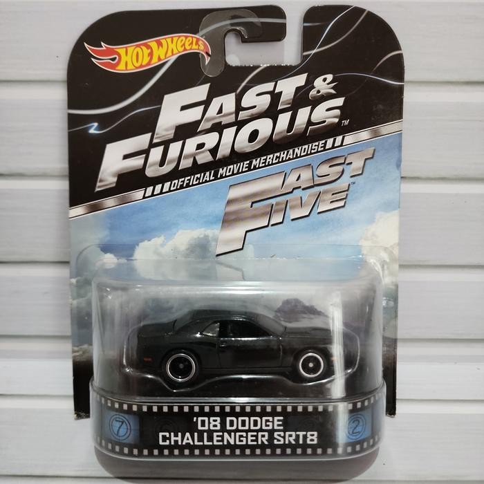 Hotwheels Premium Fast & Furious '08 Dodge Challenger SRT8 Fast Five