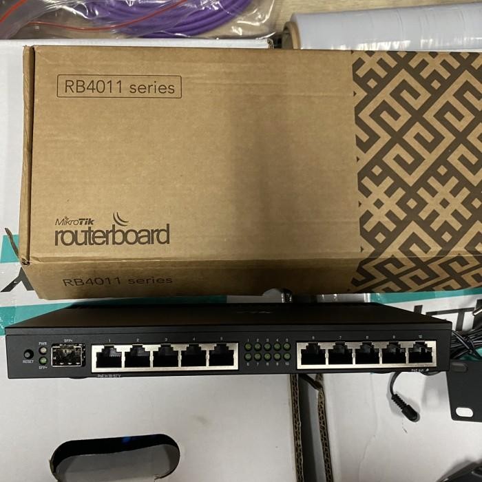 MIKROTIK ROUTER INDOOR RB4011IGS+RM / RB4011 / MIKROTIK RB4011
