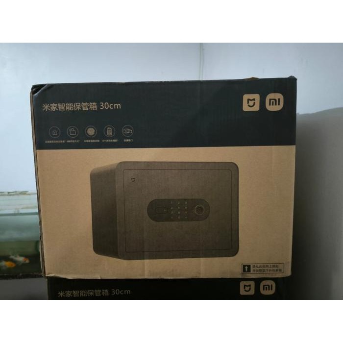Brankas Safety Xiaomi Mijia Smart Safe Deposit Box Fingerprint Alarm Sidik Jari Brankas Uang Brankas