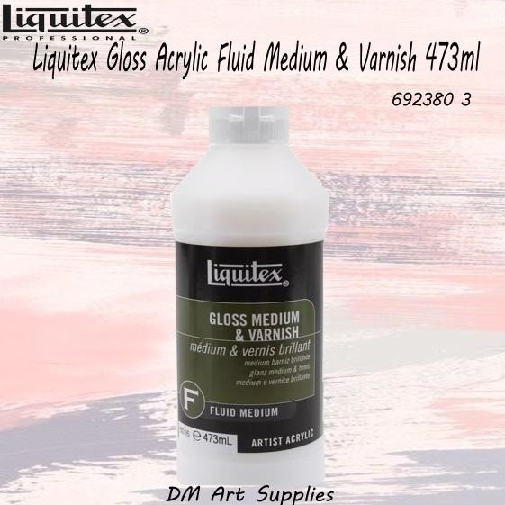 

Liquitex Gloss Acrylic Fluid Medium & Varnish 473Ml (692380 3)