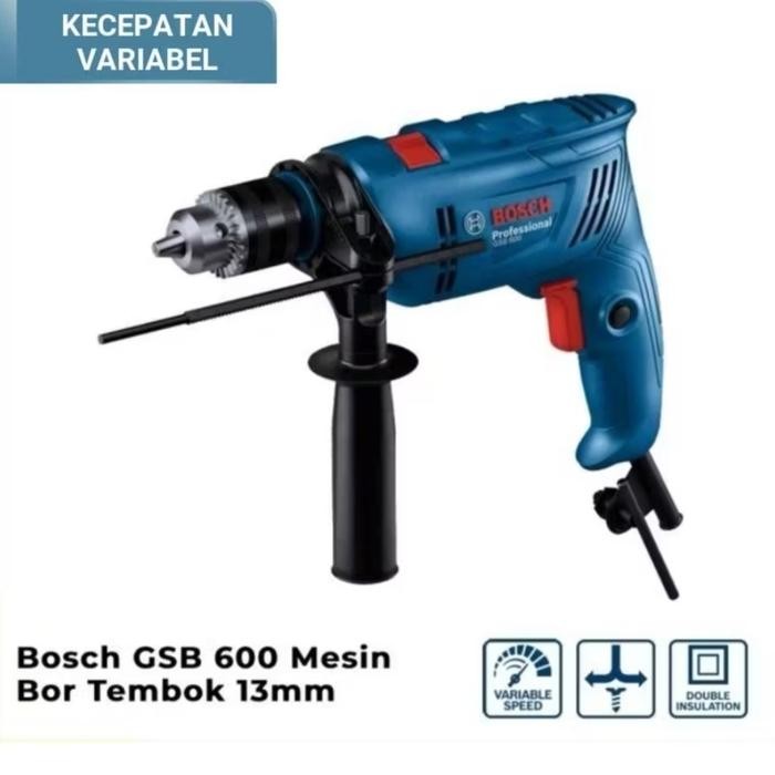 Bosch Gsb 600 Impact Drill Mesin Bor Beton Bosch 13 Mm