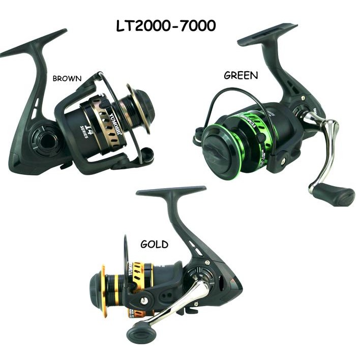 Exori Fishing - Reel Ril Lt Series 14 Spool Metal Banyak Warna Lt 2000-7000