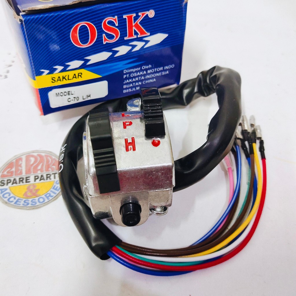 Saklar C70 Mk2 Kiri - Holder Honda C70 Kiri Limited Item Barang Langka Spare Part Motor Klasik