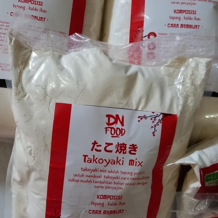 

(Allthebest) tepung takoyaki halal dnfood kemasan 2500gr