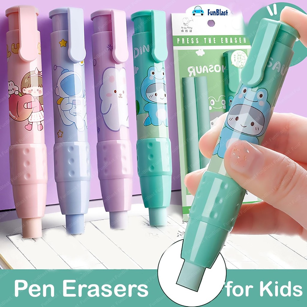 

PENGHAPUS PENSIL MEKANIK KARTUN MECHANICAL ERASER CUTE KOREAN STYLE ERASER PENCIL