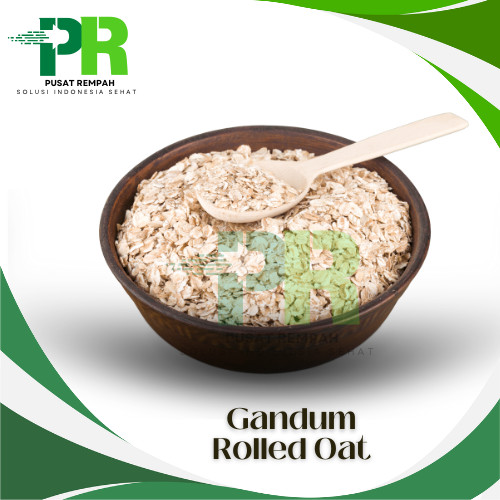 

500g Gandum Rolled Australia Organik Rolled Oats Premium / Tambahan Makanan Dan Minuman Kesehatan Gandum Utuh Oatmeal 500 Gram Pusatrempah