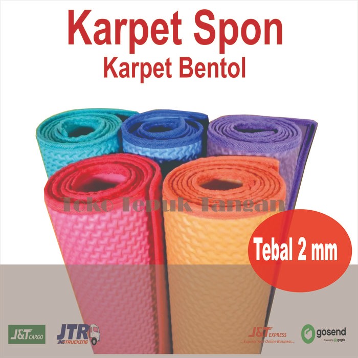 KAET LANTAI BENTOL JUMBO / KAET SPONS MERCY / Tikar SPONS MURAH Tikar Lantai *