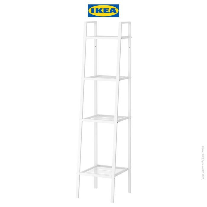 IKEA LERBERG Rak Serbaguna Minimalis Bahan Baja 35x148 cm - Putih, Tidak Dirakit *
