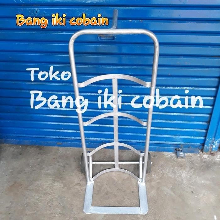 Troli Galon Air Trolley Troli Angkut Barang Troli Besi *