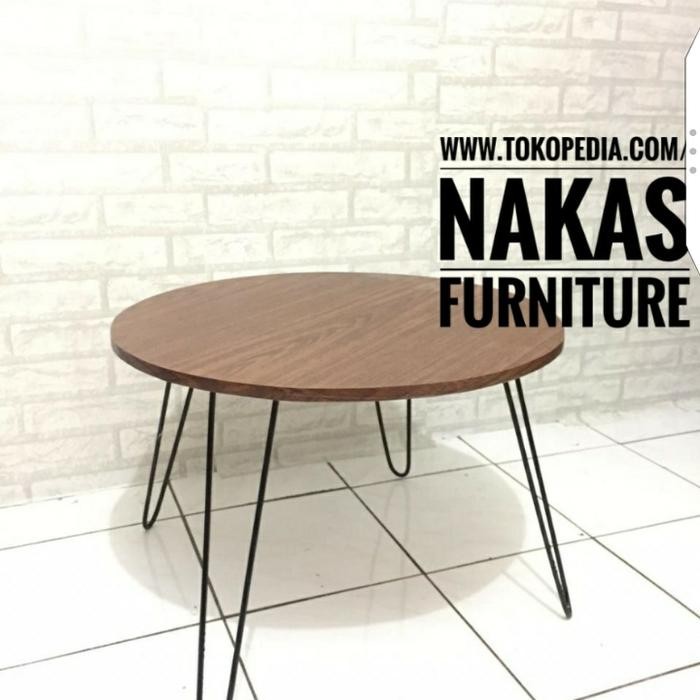 Meja Bulat Lesehan 60cm Meja Makan Lesehan Meja Cafe Bulat Meja Tamu Meja Lesehan Meja Cafe *