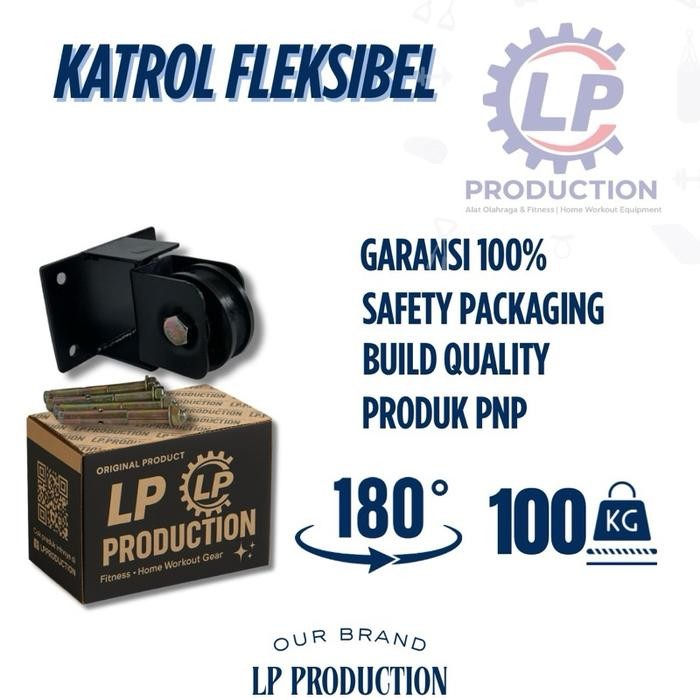 Katrol Gym Fleksibel [Pulley Pulldown Machine] Alat Fitness Rumah & Outdoor Multifungsi *