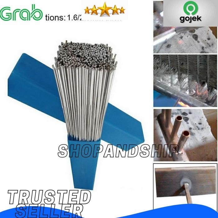 Kawat Las Aluminium Brazing 1.6Mm Flux Suhu Temperatur Rendah Original Sas