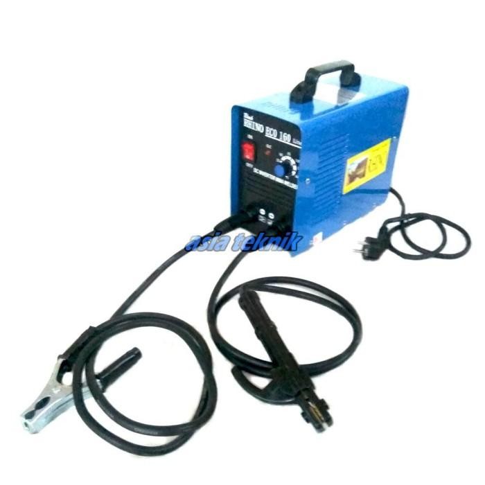 Rhino Mesin Las Eco 160 Lite Trafo / Travo Las Inverter Mosfet - Biru