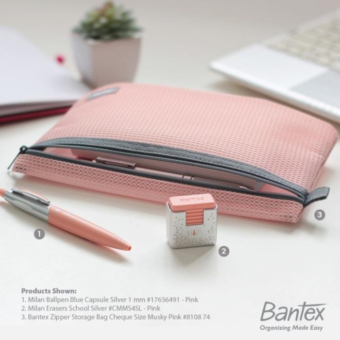 

Kenko Stationary - Tempat Pensil Pouch Transparan Waterproof Bantex # 8108