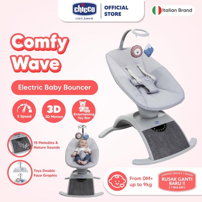 Jual Rugi! Chicco Comfy Wave 0M+ Electric Baby Bouncer / Bouncer Bayi Elektrik / Bouncer Elektrik /