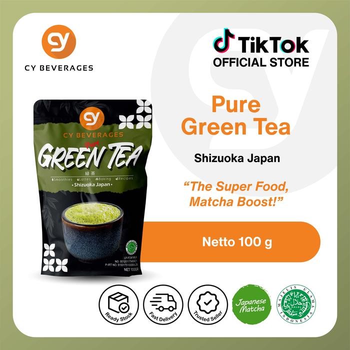 

Cy Pure Green Tea 100G - Bubuk Murni Teh Hijau Pasti Diskon