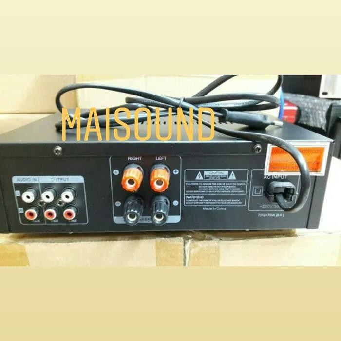 Venom Kenwood - Power Amplifier Tl 1688 Usb Amply Ampli Mini Tl1688