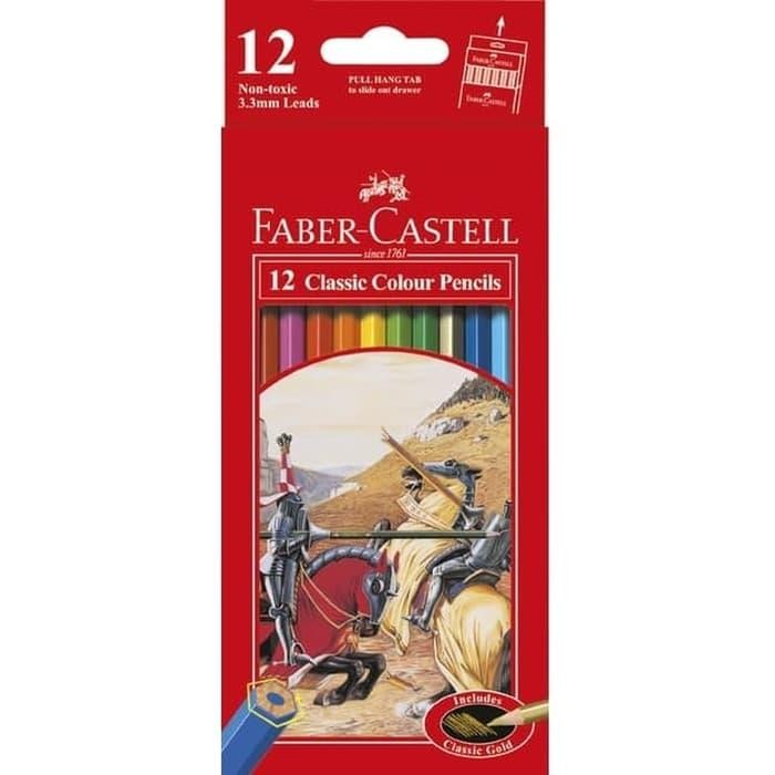 

Pensil Warna - Faber Castell Classic Colour 12 / 24 / 36 / 48 Warna Pasti Diskon