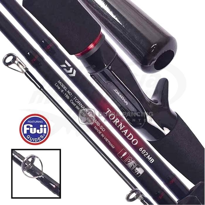 Joran Baitcasting DAIWA TORNADO 2019 Pilih Ukuran