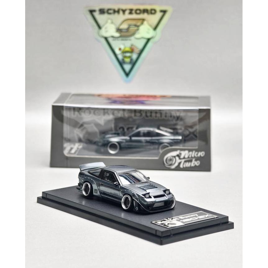 Micro Turbo Nissan 180SX Pandem Rocket Bunny Stance Version Snap On 6666 Pop Up Headlight Limited