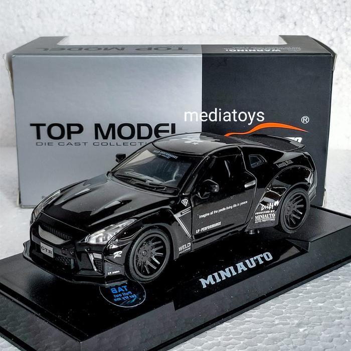 diecast 1:32 miniauto nissan gtr R35 warna hitam