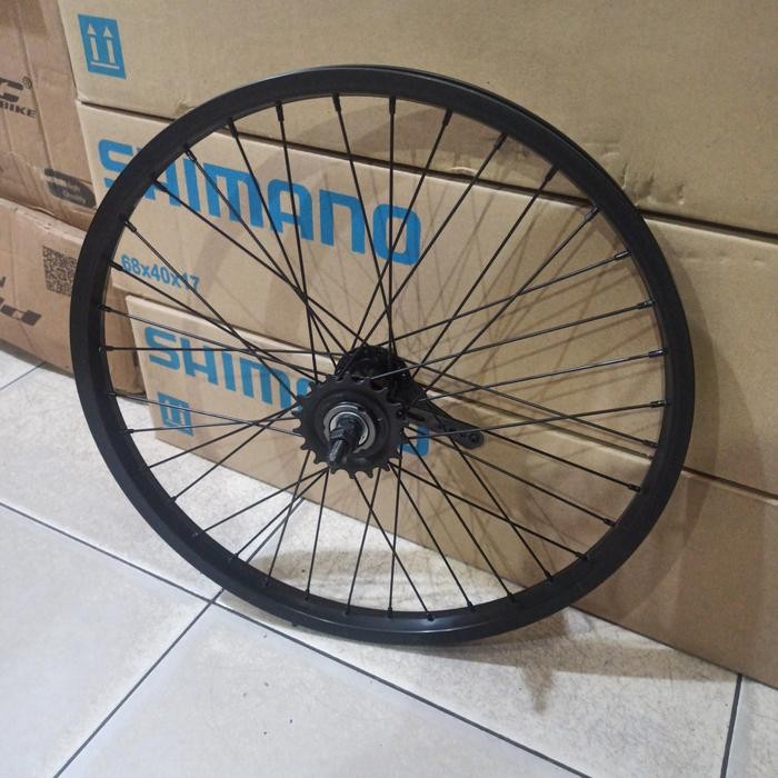 VELG RODA RIMS SEPEDA 20 BELAKANG REM KAKI TORPEDO COASTER ALLOY WHEEL SET SEPEDA BMX LIPAT MINION
