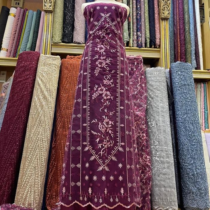 kain tile sapto kebaya/tile sapto brukat/kain tile brukat mewah