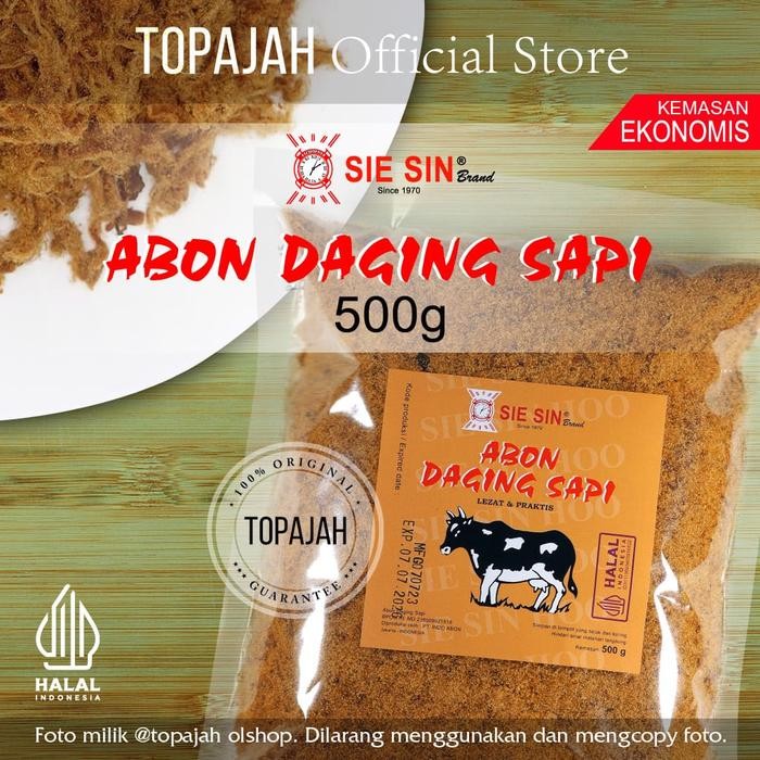 

Abon Daging Ayam/Sapi 500Gr Sie Sin Brand Halal Ekonomis Untuk Bakery