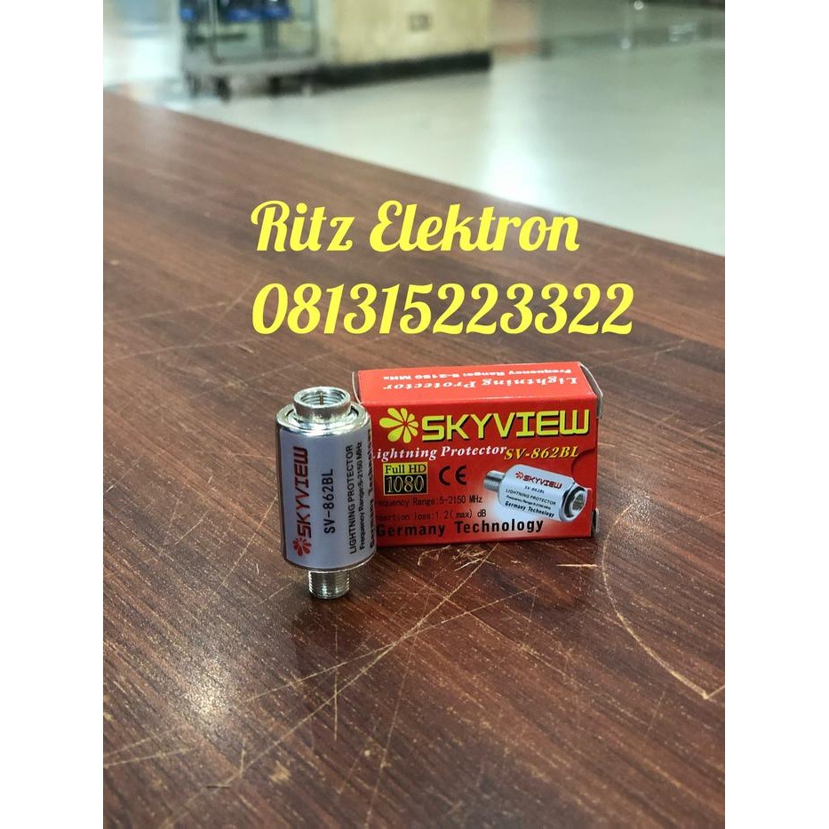 ANTI PETIR SKYVIEW UNTUK LNB, RECEIVER PARABOLA TV
