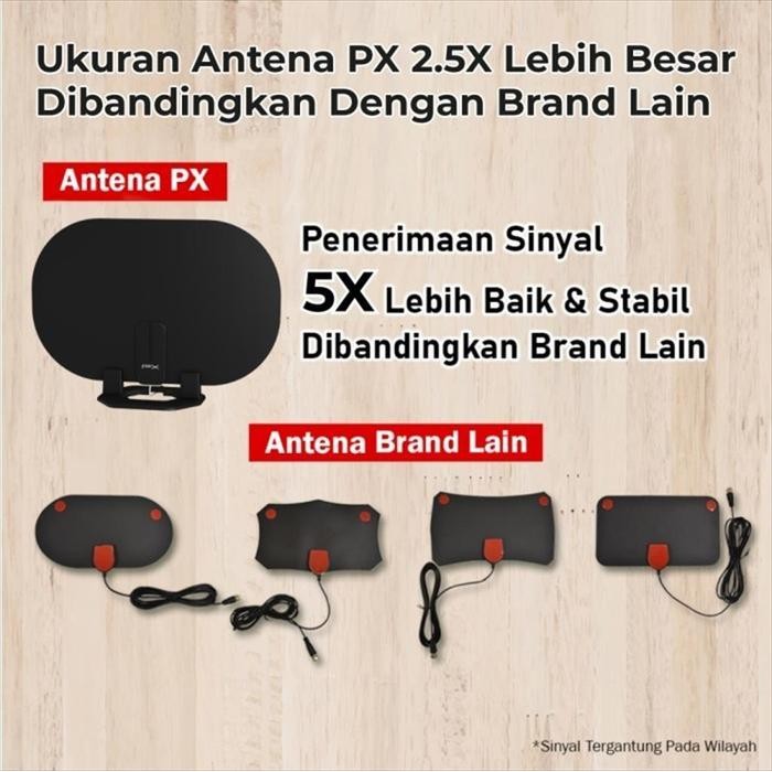 ANTENA DIGITAL PX UDA3200 A / PX UDA 3200 BOOSTER INDOOR 100% ORI