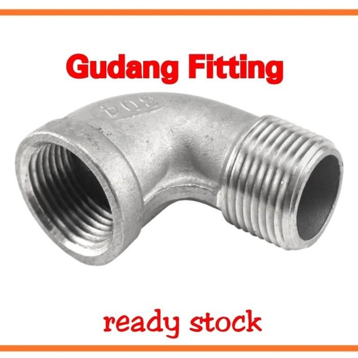 Gercep Street Elbow Stainless 2 1/2" Inch