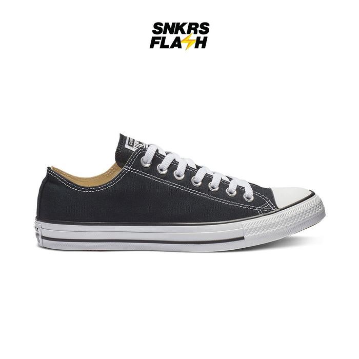 Sepatu Sneakers Unisex Converse Ct As Ox Canvas Black White - M9166C
