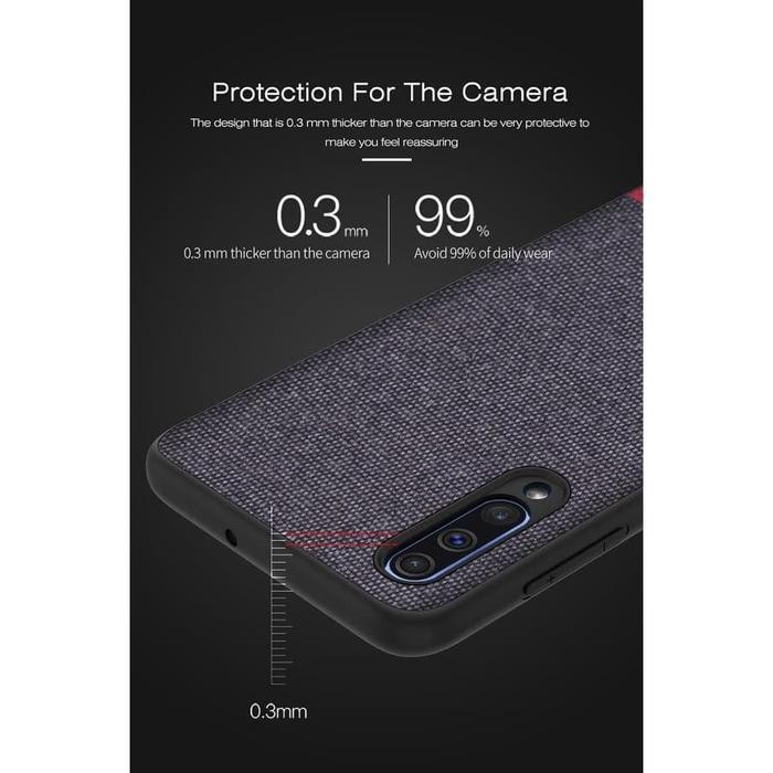 TERBARU SAMSUNG GALAXY A60 A606 DENIM CAFELE ORIGINAL FABRIC JEANS SOFT CASE TERMURAH