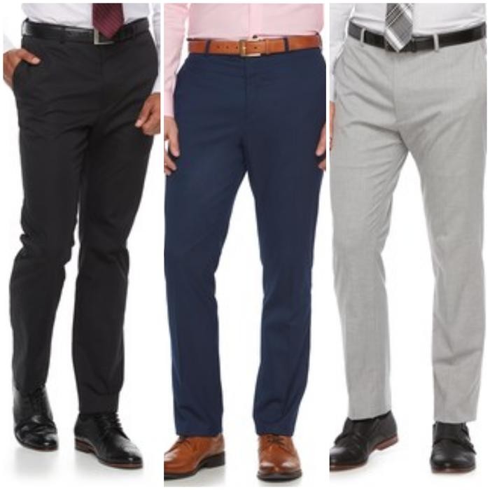 OMK_ Celana Bahan Kantor Kerja Apt. 9 Premier Flex Original