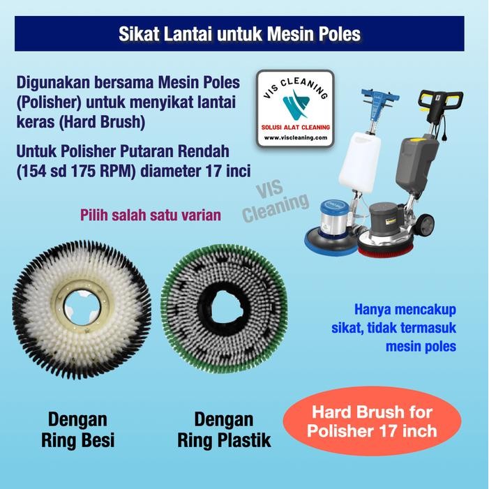 Sikat Lantai Untuk Mesin Poles (Hard Brush)