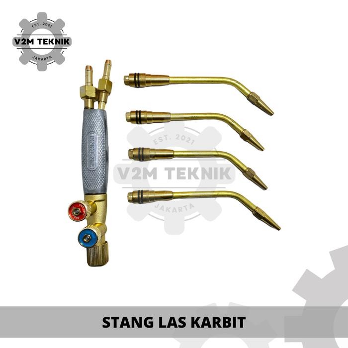 BLENDER LAS KARBIT GLOOR 4 MATA / WELDING TORCH / STANG LAS KARBIT