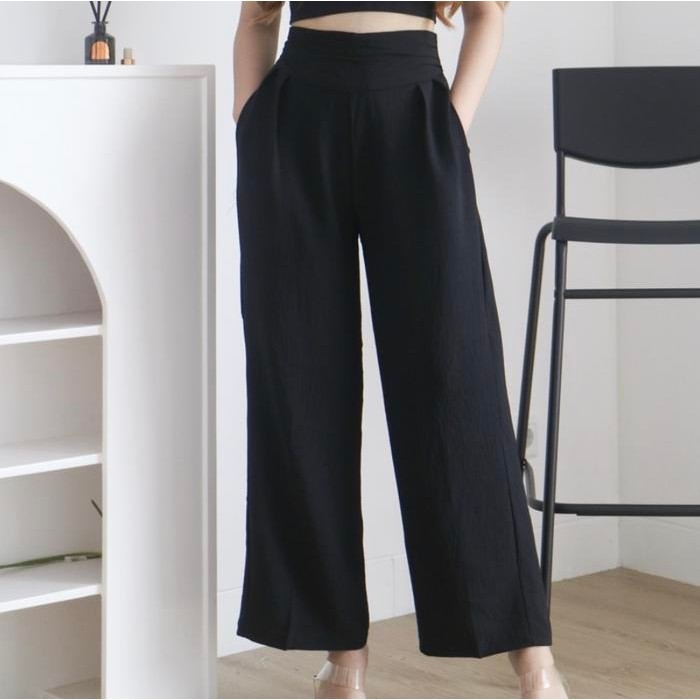 WMU0 Ga-In Highwaist Long Pants Crinkle Msmo
