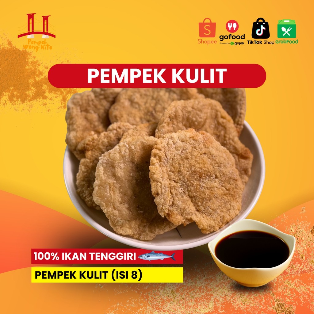 

Pempek WongKito - Pempek Asli Pelembang - Paket Kulit 8Pcs