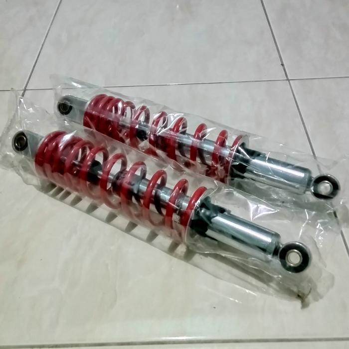 SHOCKBREAKER BELAKANG MOTOR HONDA UNIVERSAL BEBEK MERAH BRO RACING 340