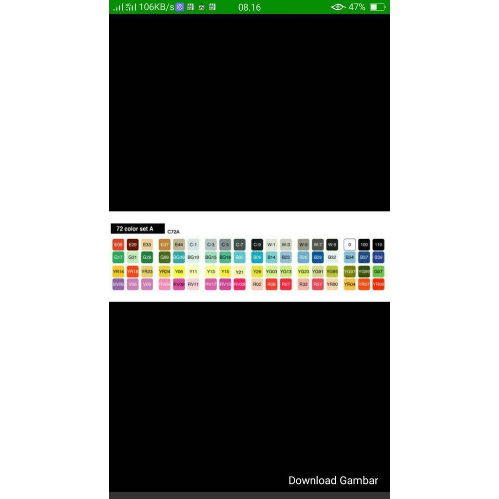 

COPIC Marker 72 pcs set A