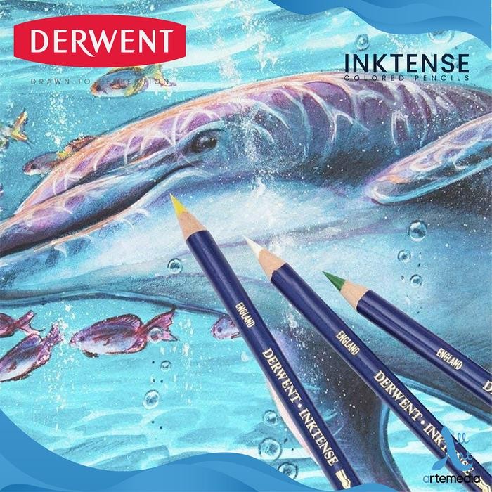 

Pensil Warna Derwent Inktense 72 Pencil Color Metal Tin Set