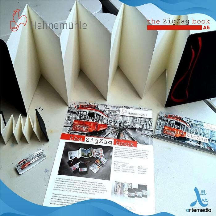 

Kertas Cat Air Hahnemuhle The ZigZag Book Watercolor Fanfold Paper