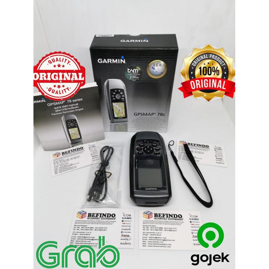 Gps Map Garmin 78S Dilengkapi Peta Indonesia Original Garansi Resmi