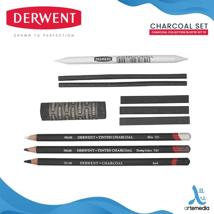 

Pensil Arang Derwent Charcoal Collection 10 Blister Set