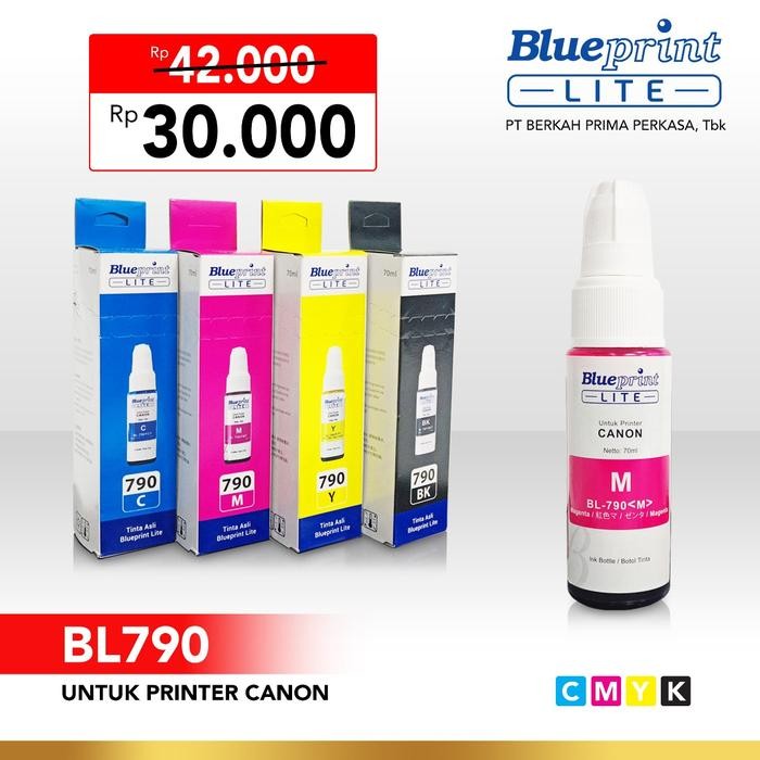 MASRI Tinta Canon 790 Blueprint Lite For Printer Canon Ip2770 Mg2570 E410