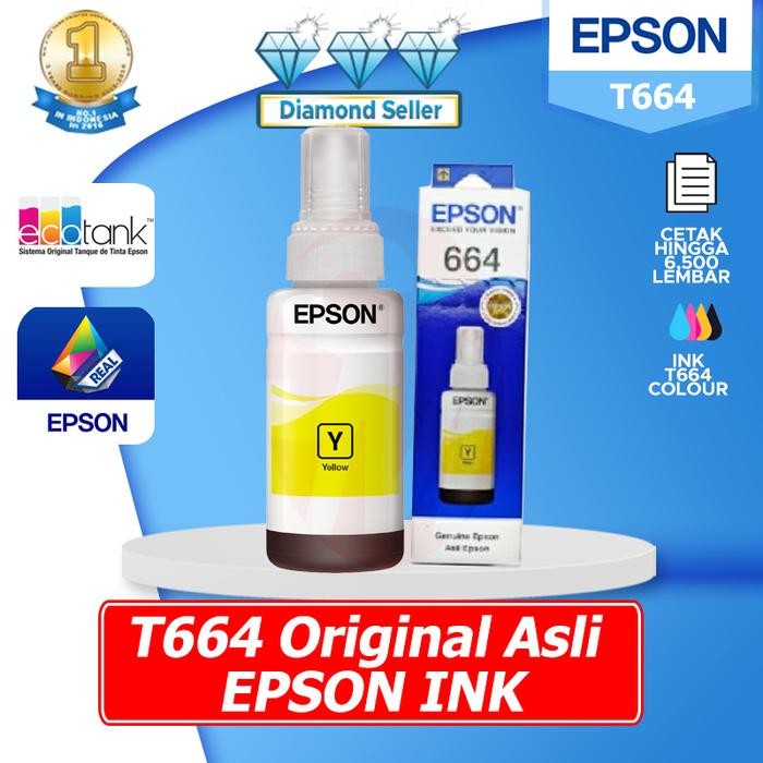 FES4 Epson Cartridge T6644 Yellow Untuk L360, L450