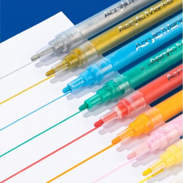 

Deli Spidol Akrilik / Acrylic Marker 48/36/24/12 Color Stationery