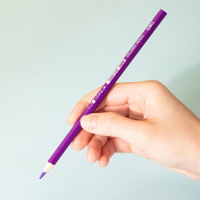 

[PAKET THR DELI] Deli Combo Color Pencil 24/36/48/72 + Crayon TikTok Ra Mewarnai Pensil Alat