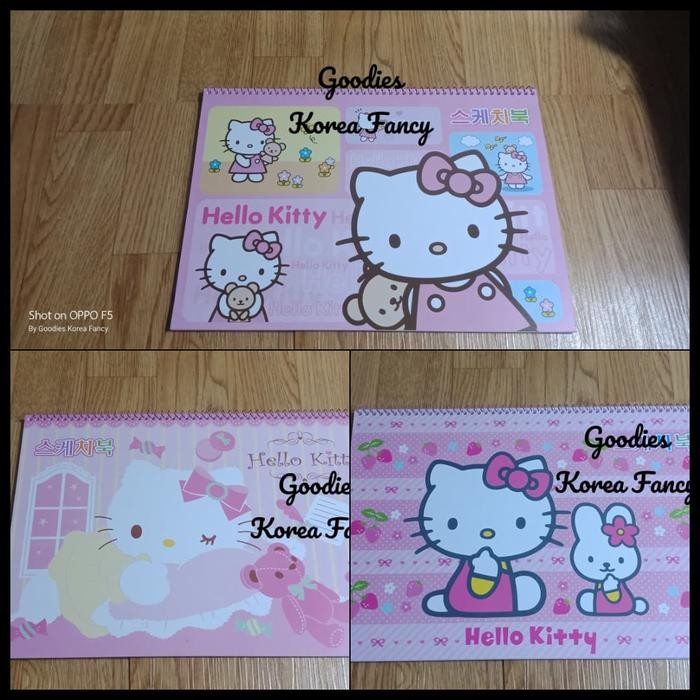 

Buku Gambar Spiral Hello Kitty Ori Korea Ready Stock