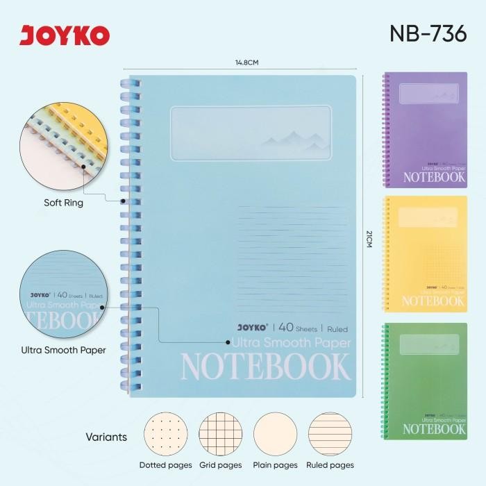 

TUMI Buku Tulis Catatan Diary Agenda Notebook Joyko Nb-736 A5